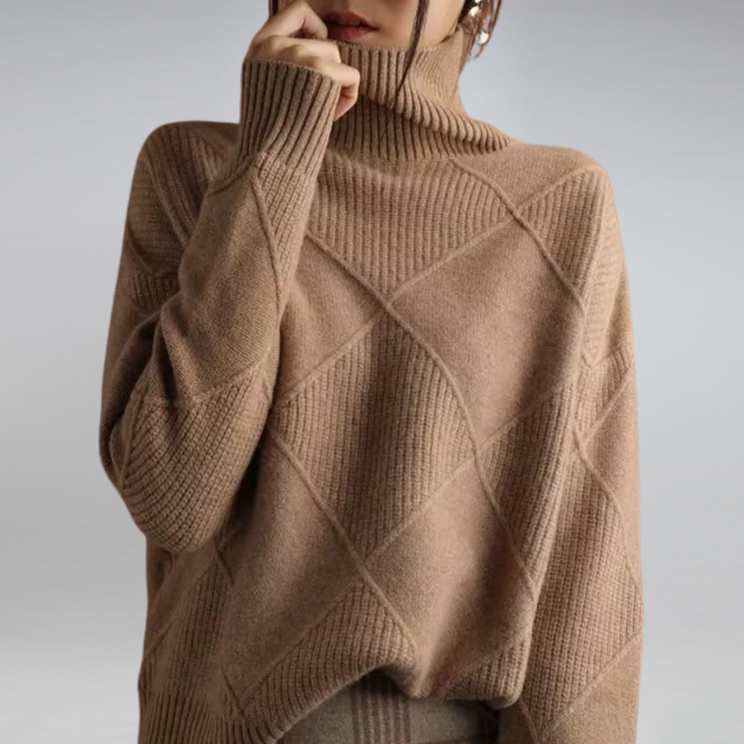 ADELLE™ | CASHMERE TURTLENECK SWEATER