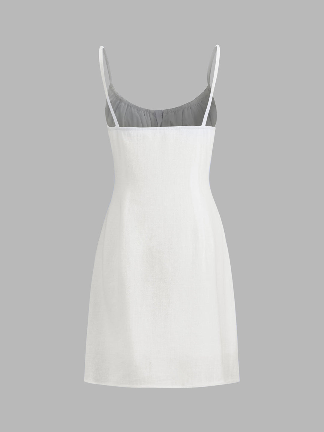 CANDICE - Linen Plain Mini Dress