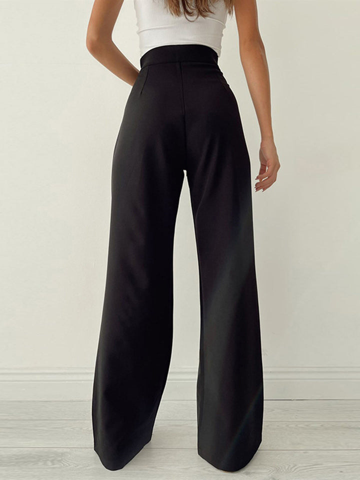 Chiara - Palazzo Tied Wide Leg Dress Pants