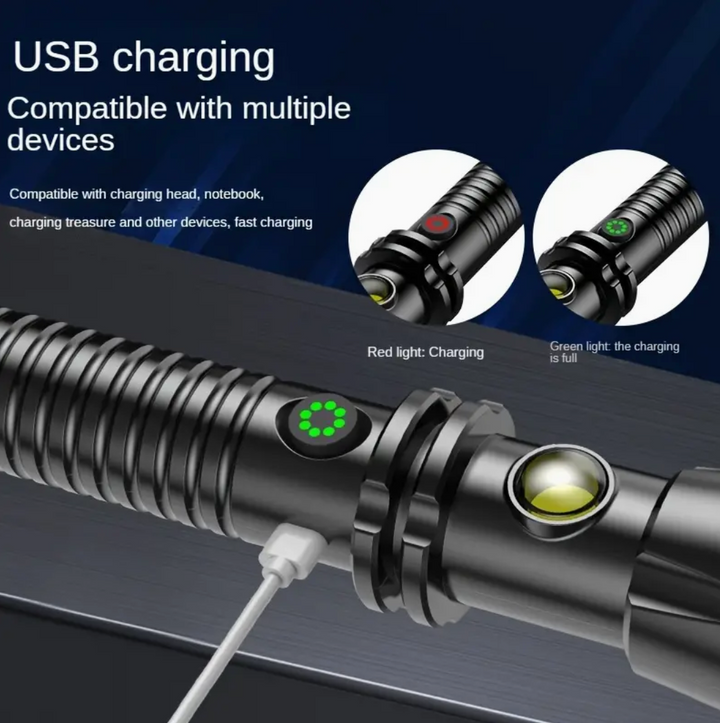 1800 Lumen Self Defense LED Flashlight (Update Version)