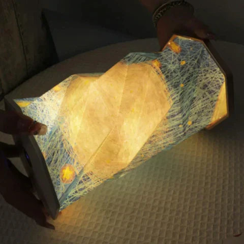 Artisan Glow™ - Handcrafted Foldable Lamp Inspired by Van Gogh's Masterpiece