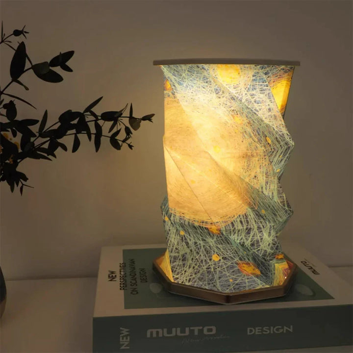 Artisan Glow™ - Handcrafted Foldable Lamp Inspired by Van Gogh's Masterpiece