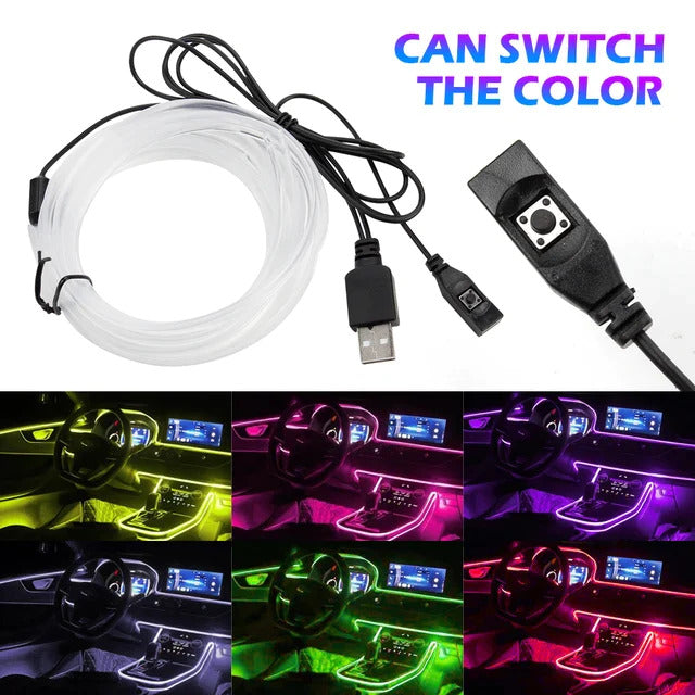 VibrantGlow™ - 7-Color LED Car Strip Lights